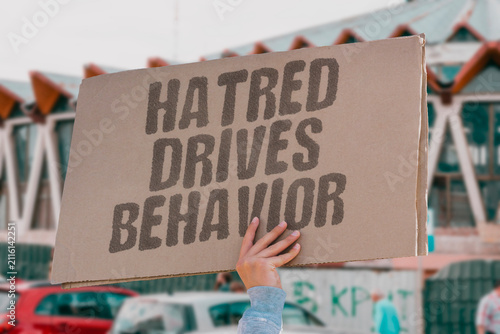Foto "Hatred Drives Behavior" Hostility toward women shapes actions