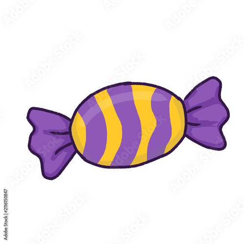 Cute Halloween Candy PNG Transparent Cartoon Illustration