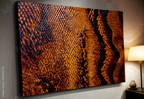 Large canvas print of snake...