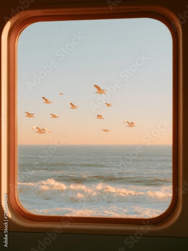 View from the window, seascape