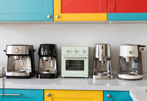 Modern kitchen countertop w...