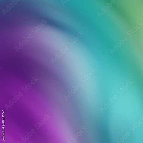 Abstract gradient background featuring a smooth transition from deep purple to vibrant teal green