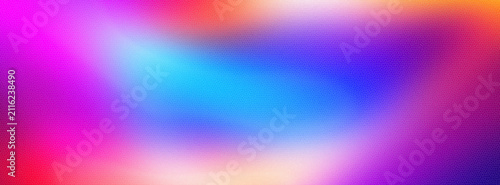 Abstract background featuring a vibrant blend of neon pink blue and purple colors with a soft smooth gradient light effect