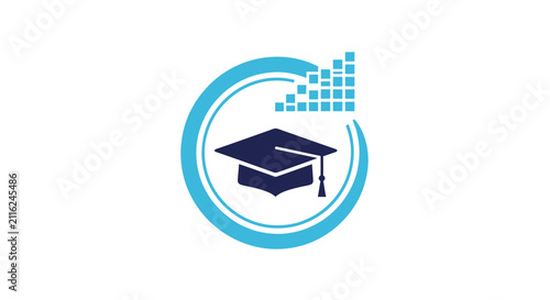 Foto Graduation Cap Academic Achievement Symbol.