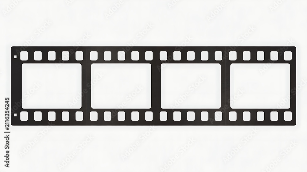 Fototapeta premium film strip isolated on white