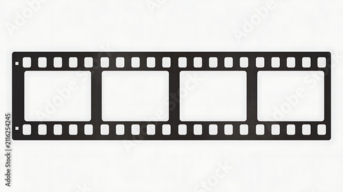 film strip isolated on white