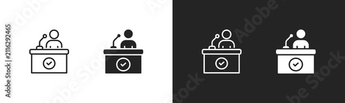 Fotografie Witness Stand Icon