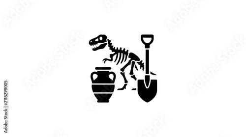 Paleontology and Archaeology Icon