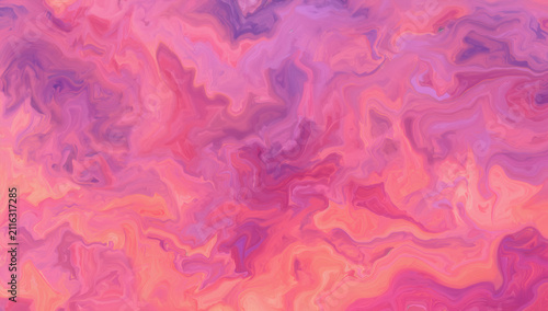 Abstract swirling pink and purple colors create a vibrant and fluid background