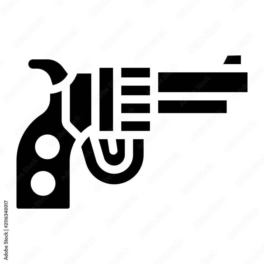 Obraz premium gun icon vector