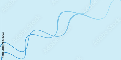 Abstract Blue Gradient Wave Background