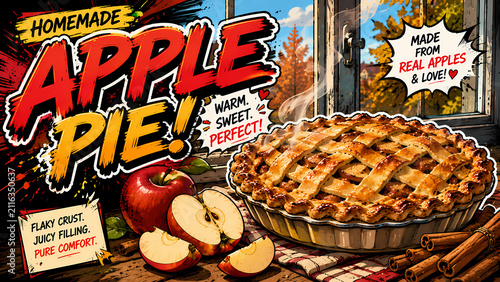 Apple Pie Dessert Food Homemade Baked Pastry Sweet Cinnamon Crust