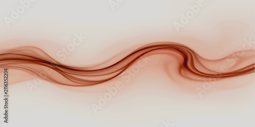 Abstract Red Smoke Wave Background with Flowing Curves Light Lines and Modern Vector Design Illustration Texture for Technology and Business Wallpaper