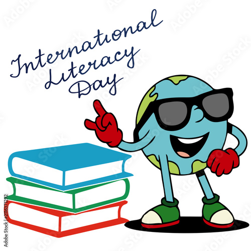 Принти на полотні International Literacy Day is an annual global event celebrated on September 8 to highlight the importance of literacy, basic education, and lifelong learning