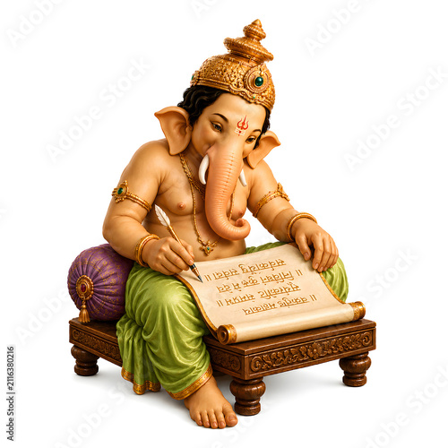 Happy Ganesh Chaturthi Festival for Invitation, Poster, Social Media Post Design Background	