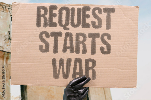 Принти на полотні "Request Starts War" An extradition demand can trigger a lengthy fight