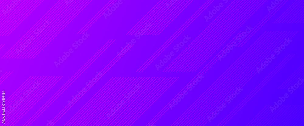Fototapeta premium Abstract purple violet gradient background with dynamic diagonal lines pattern, modern tech neon presentation banner backdrop design vector