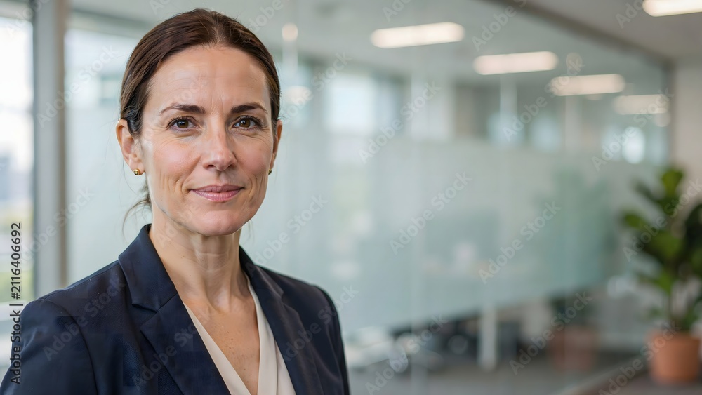 Obraz premium portrait of a young business woman