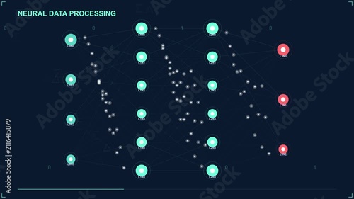 Artificial Intelligence Neural Network Data Processing Visualization