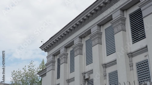 Exterior of the Abandoned Russian Embassy in Kyiv