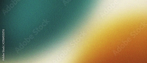 Foto A dynamic color gradient background with a grainy texture, transitioning diagonally from teal to a vibrant orange, suitable for modern design