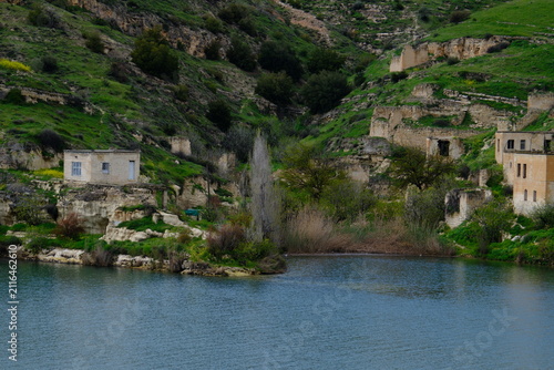 submerged minaret, city left underwater, Nizip Erenköy
