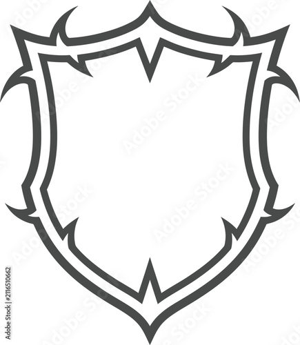 Black and white of a crown with ornate details and a star ornate star royalty symbol