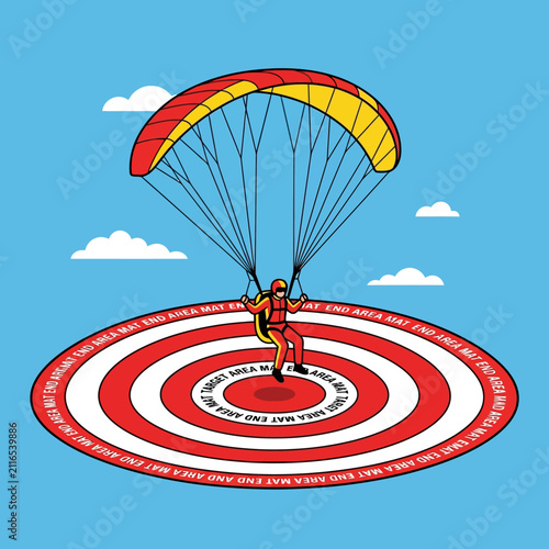 Paraglider Landing Precision Target Competition Adventure
