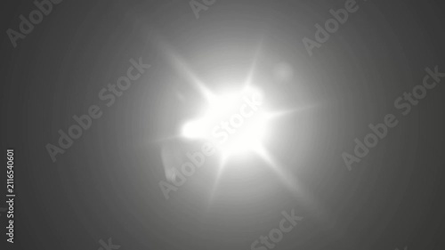 shine light lens flares flickering animation overlays. 