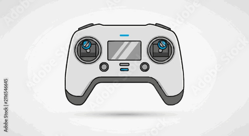 Bild auf Leinwand Modern Wireless Gaming Controller Design.