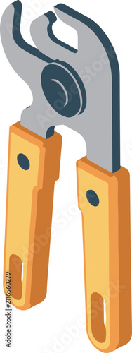 Isometric Can Opener Icon