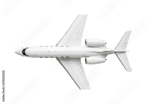 White private jet cutout modern airplane cutout executive aircraft png business plane cutout sleek jet png luxury private jet cutout isolated transparent background image