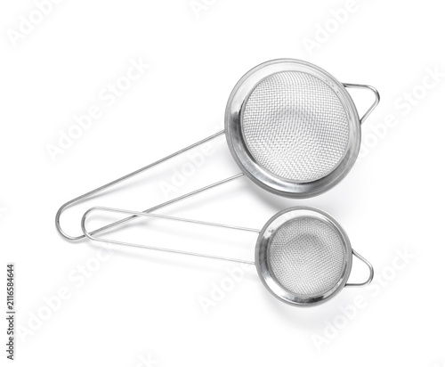 Two stainless steel kitchen...