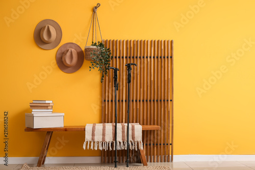 Interior of stylish room wi...