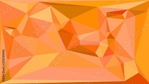 Konstfotografi Close-up of orange gemstone with geometric facets