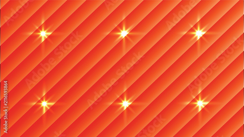Glowing Coral Orange Diagonal Slats Texture Abstract Background Design
