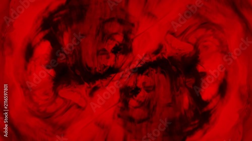 red cosmic acid psychedelic abstract background swirl wave morphing Intro overlay vj template mist flow