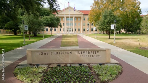 Video of Texas Christian University, TCU, campus and surrounding area