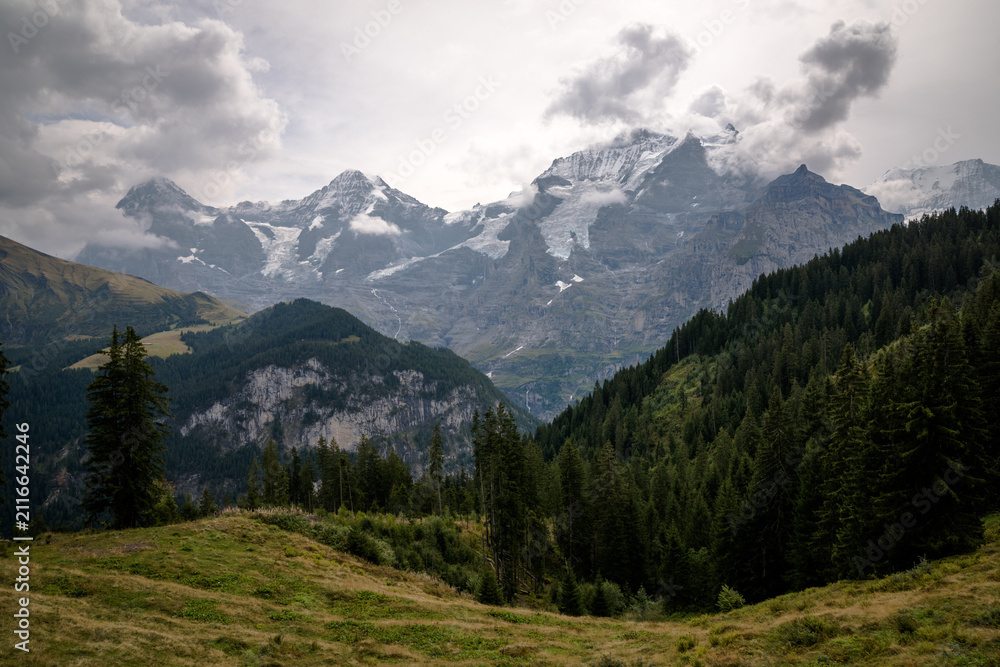 Obraz premium Scenic views from rural parts of Switzerland