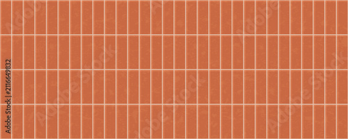 Картината върху платно Tile texture for kitchen or bathroom wall and floor, brown seamless background