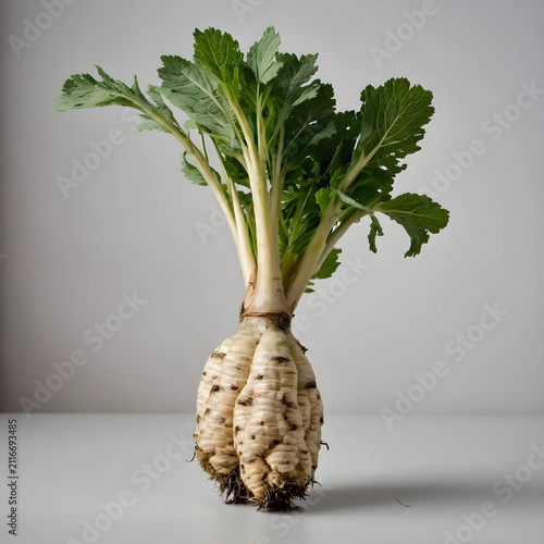 Freshly harvested parsnip r...