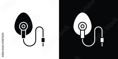 Konstfotografi Anesthesia icon outline elements series