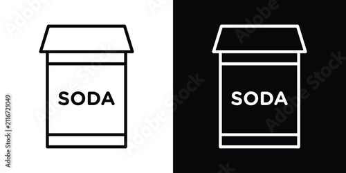 Foto Baking soda icon