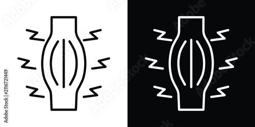 Cuadro en lienzo Myalgia icon