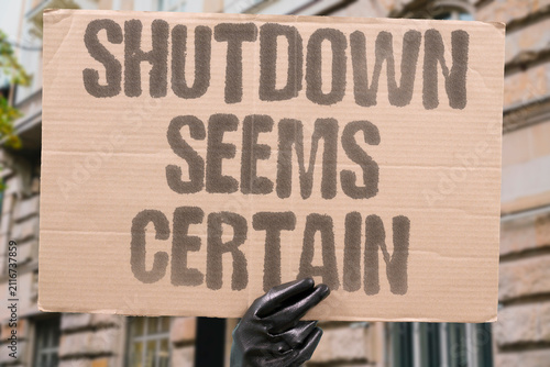 фотографія "Shutdown Seems Certain" A funding lapse appears unavoidable now