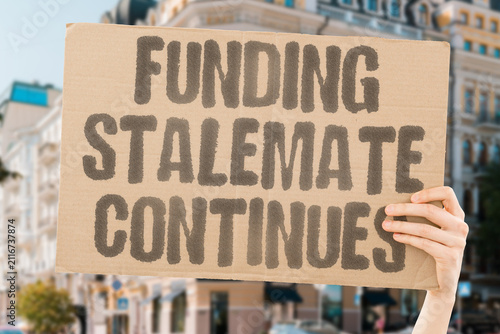 Принти на полотні "Funding Stalemate Continues" Congress remains deadlocked on spending