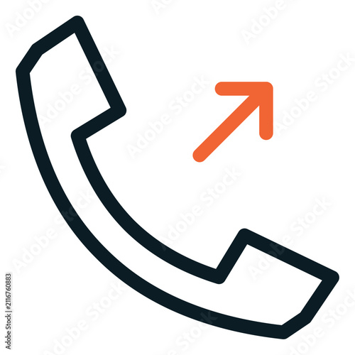 Фотография outgoing call icon