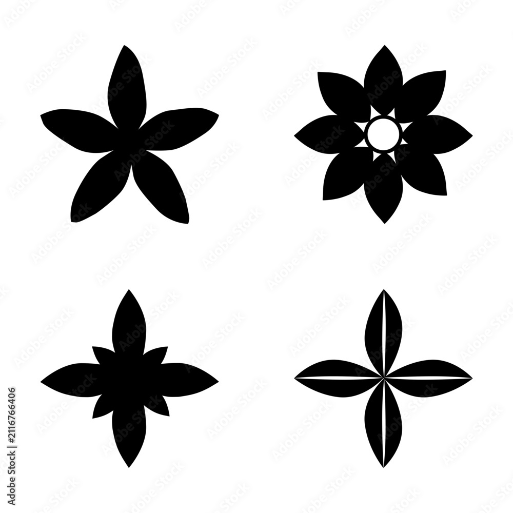 Obraz premium urng up, leafes svg, silhouette leafes, icon