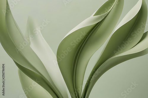 green tulip background