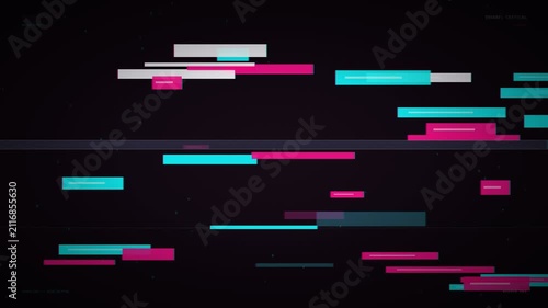 Digital Glitch Data Streams Cyber Threat